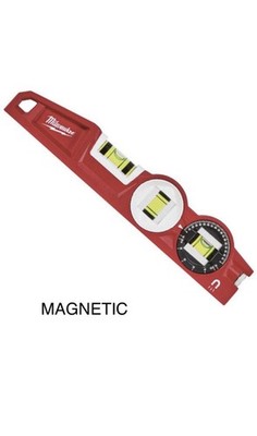 Milwaukee 4932459096 Block magnetische Torpedo-Wasserwaage 25 cm - rot (4932459096)