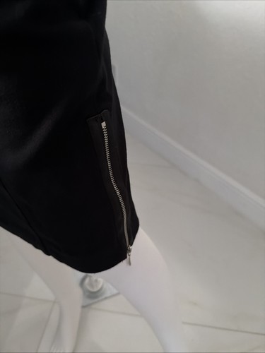 Falda lápiz negra Kenneth Cole con cremalleras laterales dobles - Imagen 2 de 6