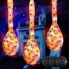 3-Pack Solar Light Up Spider Egg Sacs – 33″ Hanging Halloween Outdoor Decor
