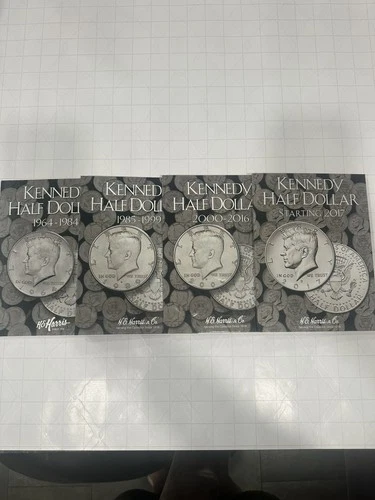 1964-2026 122  coin Album   SET OF KENNEDY HALF  P/D+1970D+1987P/D + 2026 D