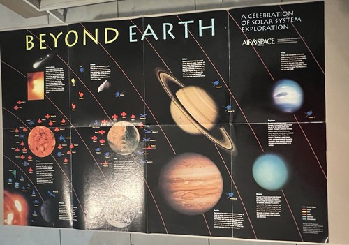 1993 Dodge Intrepid Fold Out Advertising Poster Back Of Smithsonian Beyond Earth - Picture 2 of 3