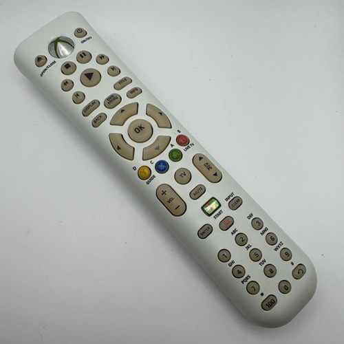 Mando a distancia multimedia universal Xbox 360 grande blanco - LIMPIO Y PROBADO - Imagen 1 de 6