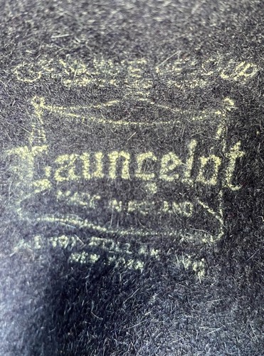 Vintage Launcelot Filz Fedora Hut Lila Echt Velour - Bild 6 von 11