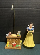 Disney Snow White with Dopey Pie Hanging Christmas Ornament with Stand, Box NEW