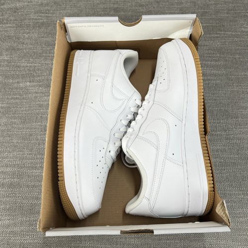 New Nike Air Force 1 '07 Shoes White Gum Brown DJ2739-100 Men's size 11 - Picture 7 of 8