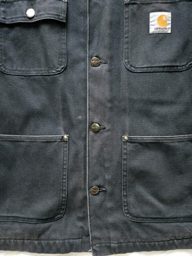 Carhartt - Chore Jacket - Large / Navy Michigan Coat Blanket Lined Corduroy - Picture 7 of 12