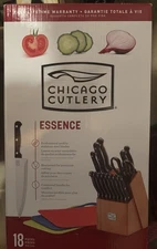 Chicago Cutlery Essence Professional Knife Set Block 18 Pieces