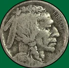 1916-D Buffalo Nickel Very Fine VF Coin #42449