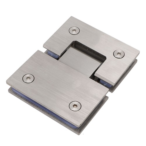 Frameless Glass Shower Door Hinge 180 Degree 120lb Load Capacity Heavy Duty US - Picture 6 of 23