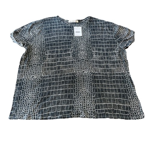 Free People Large T Shirt Snake Skin