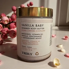 Truly Vanilla Baby Shimmer Body Butter {NEW} FULL SIZE $38 MSRP
