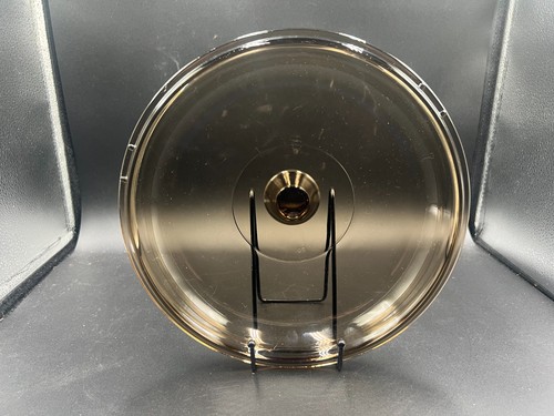 Pyrex Corning Ware Vision Amber 10 inch Glass Skillet Pot Lid Replacement Only! - Bild 2 von 3