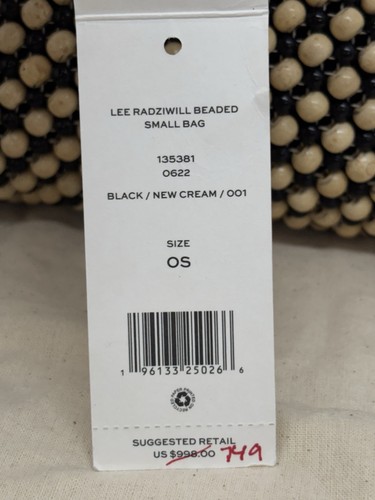 Auténtico bolso pequeño con cuentas TORY BURCH LEE RADZIWILL $998 - Imagen 3 de 12