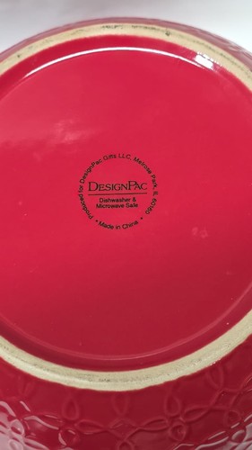 DESIGNPAC CIOTOLA ROSSA CIOTOLA DA PORTATA IN RILIEVO - Foto 3 di 4