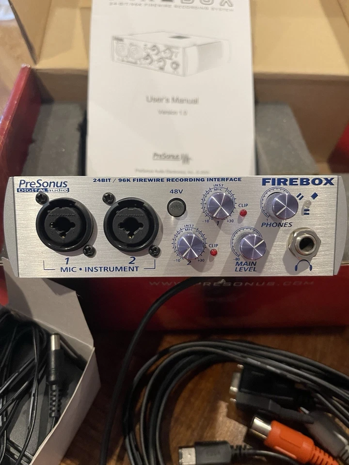 PreSonus FireBox 24-Bit/96kHz FireWire Audio Interface – 6 In / 10 Out – Boxed - Image 2 of 4