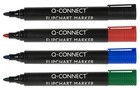 Q-Connect Flipchart Marker Pen Bullet Tip Assorted (Pack of 4) 4 count (pack of 