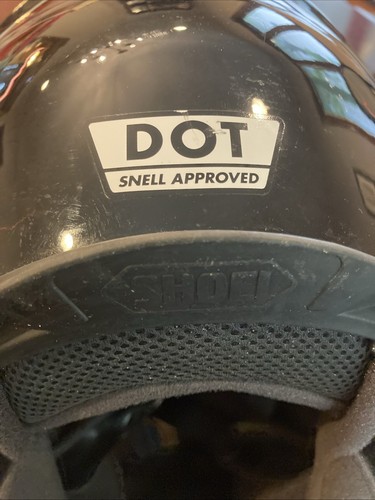 Shoei RF-1100 Firestrike Flames Full Face Helmet Clear Visor Size Medium 2009 - Picture 17 of 21