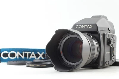 CLA'd [Top MINT] Contax 645 Film Camera AE Planar 80mm F2 Lens MFB-1A 120 JAPAN - Photo 1/4