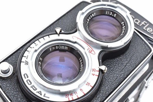 《EXC+5》Yashica Yashicaflex Model C TLR 6x6 MF Film Camera 80mm F/3.5 Lens JAPAN✈ - Picture 2 of 17