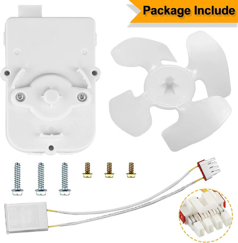 Condenser Fan Motor Kit Replaces WP2188874 udqr107w3 AP4318657 PS1957 W10124096 - Picture 2 of 7