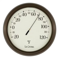8 In. Round Dial Analog Thermometer 8 In. Round Dial Analog Thermometer