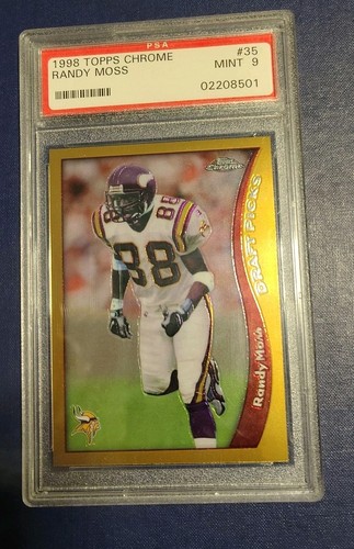 1998 Topps Chrome - Draft Picks Randy Moss #35 (RC)
