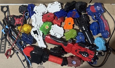 Large Lot of Beyblade Launchers Grips & Accessories Misc Huge Collection Lot 1