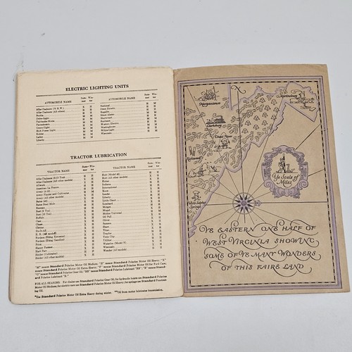 Antik 1925 Standard Öl Know Your Own State West Virginia Broschüre * lose Seiten - Bild 13 von 15