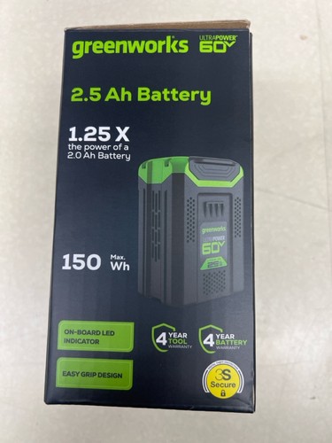 GREENWORKS 662971118 60V 2.5AH BATTERY (R7B013595) - Picture 2 of 7
