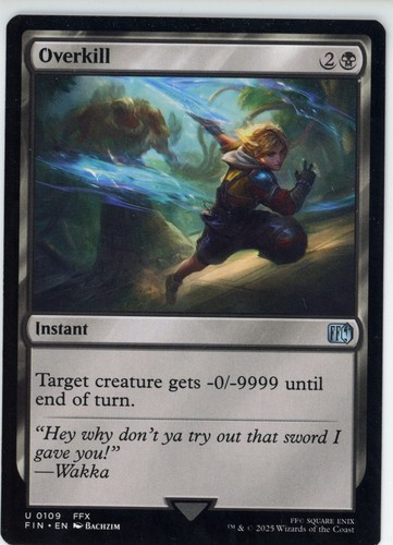 Magic the Gathering Final Fantasy Black Standard Regular Singles - Picture 18 of 35