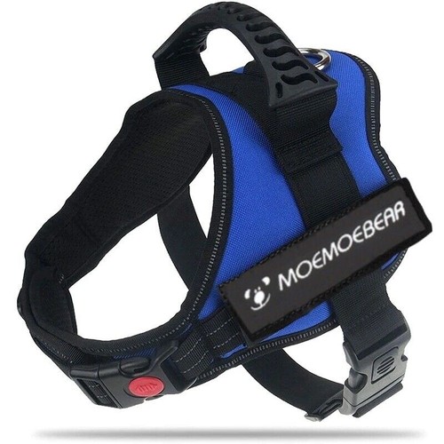 Hundegeschirr Brustgeschirr Hunde verstellbar S M L XL gepolstert Nylon REFLEKT - Bild 6 von 9