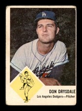 1963 Fleer #41 Don Drysdale   GOOD X3012844