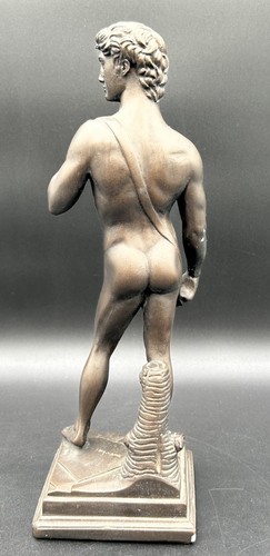 Scultura vintage Austin Productions anni '60 David Durastone di Michelangelo 14" - Foto 5 di 13
