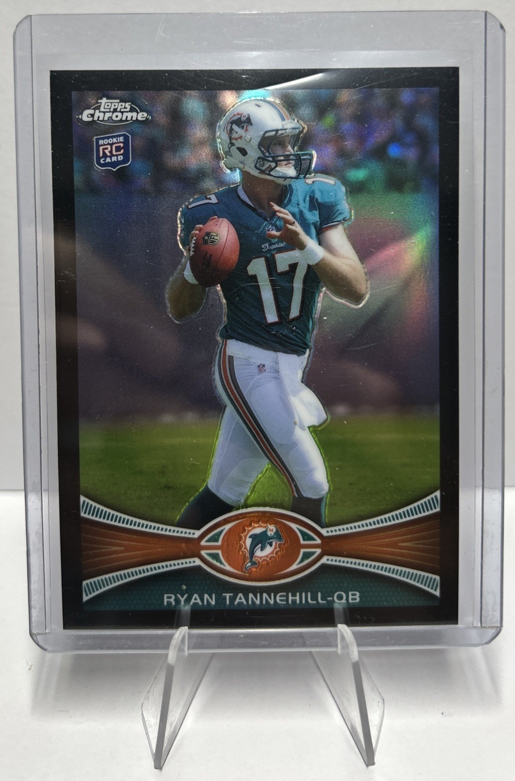 Ryan Tannehill 2012 Topps Chrome Black Refractor Rookie RC #D272/299 RARE!