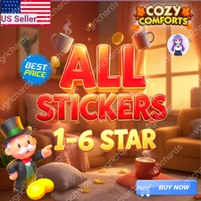 Monopoly Stickers Go  1 2 3 4 5 6 ⭐️All Sticker Avaiable / Fast Delivery⭐24/7