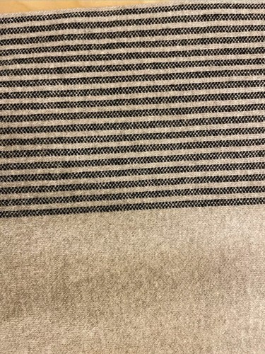 Nuovo con etichette!! Banana Republic Sciarpa Grafica Grigio con Beige, Nero - Foto 4 di 11