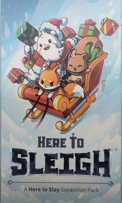 BOARD GAME HERE TO SLAY EXPANSION ~ HERE TO SLEIGH BRAND NEW & SEALED