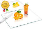 Tempered Glass Cutting Boards for Kitchen Counte [2 Pack of 16X12 and 8X12 Inch]