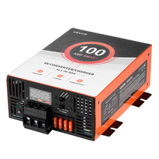 100 Amp RV Power Converter Battery Charger, 110V AC to 12V DC, Multi-Stage Smart