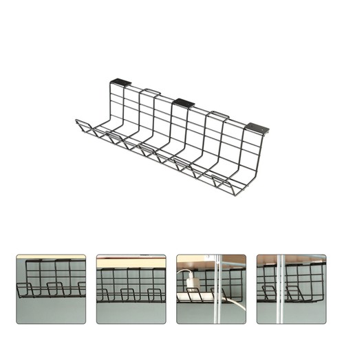 Power Strip Storage Rack Office Cable Organizer for Desk Organiser - Afbeelding 5 van 6