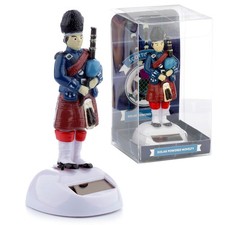Scottish Piper - Solar Powered Pal Dancing Figures - Novelty Ornament Car Dashbo