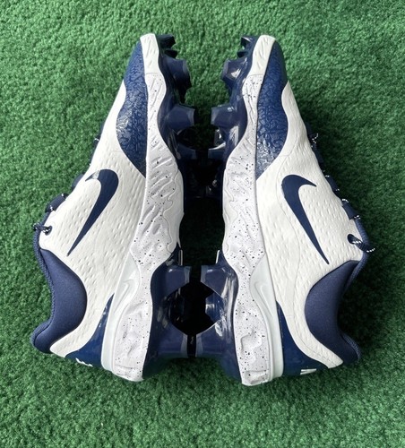 Nike Tacchetti Baseball Uomo Taglia 11 Bianco Navy Alpha Huarache Elite 4 MC FD6255-107 - Foto 9 di 11
