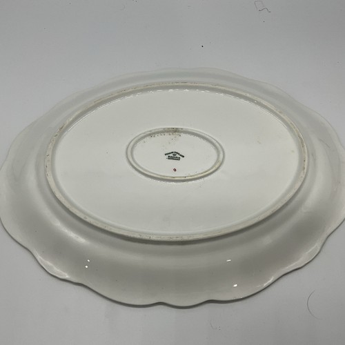 Johann Haviland Bavaria Germany Moss Rose Platter 14 1/2” W - Picture 5 of 6