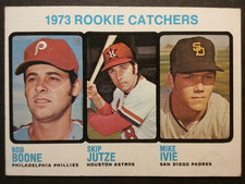 1973 TOPPS BASEBALL #613 ROOKIE CATCHERS HIGH NUMBER EXCELLENT