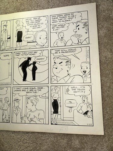 September 25, 1960 Original THE BERRYS Sunday Comic Strip Cartoon Carl Grubert - Picture 7 of 8