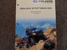 2004 2005 Polaris Sportsman 6X6 Sechs Von Sechs Service Manuell OEM 9919504