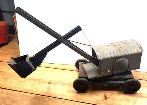 Antique 1920s TURNER Toys Steel STEAM SHOVEL - Picture 2 of 14