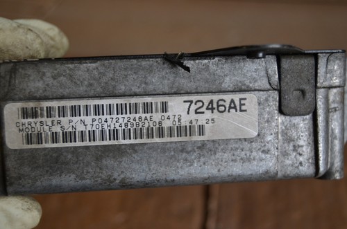 98 Plymouth Voyager #1067 Engine Computer ECM ECU P047272464 E 0472 - Picture 9 of 9