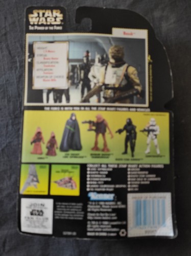 Star Wars POTF 2 Green Card Holo bossk bounty hunter. - Bild 2 von 2