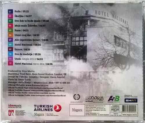 CD DINO MERLIN HOTEL NACIONAL album 2014 Pop Magaza - Picture 5 of 5